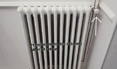 remplacement de la commande d'arrêt radiateur