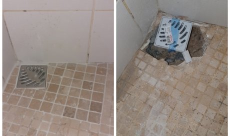 Entreprise de plomberie réalise le  remplacement  d'une bonde de douche fuyarde à Marseille 13012